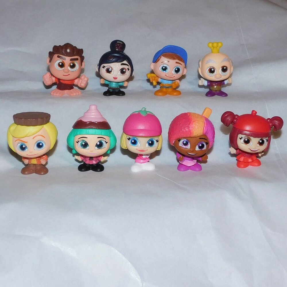 Disney Doorables Wreck It Ralph Complete 9 Figure Set Vanellope Felix Taffyta
